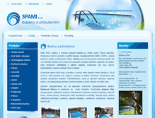 Tablet Screenshot of bazeny-spami.cz